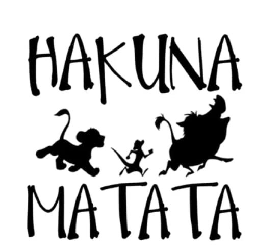 WandaufkleberAutoaufkleber HAKUNA MATATA König Der Löwen Simba Aufkleber Auto Lustige Aufkleber Und PVC Auto Styling Aufkleber 13,8 Cm * 13,3 Cm WandaufkleberAutoaufkleber HAKUNA MATATA König Der Löwen Simba Aufkleber Auto Lustige Aufkleber Und PVC Auto Styling Aufkleber 13,8 Cm * 13,3 Cm von guishun-A