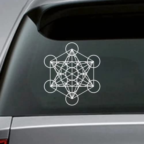 Metatron's Cube Sacred Geometry Decal Car Window Decor, Metatron Laptop Vinyl Sticker for Apple MacBook Air/Pro Decoration18 cm Metatron's Cube Sacred Geometry Decal Car Window Decor, Metatron Laptop Vinyl Sticker for Apple MacBook Air/Pro Decoration18 cm von guishun-A