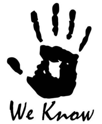 Skyrim We Know Dark Brotherhood Legendary DIY Funny 3D Sticker And Decals Sticker On Car Styling10*12cm Skyrim We Know Dark Brotherhood Legendary DIY Funny 3D Sticker And Decals Sticker On Car Styling10*12cm von guishun-A