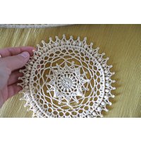 Gehäkelte Baumwolle Deckchen Untersetzer Vintage Lace Style Home Decor von gull808