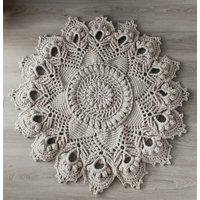 Vintage Stil Häkelteppich, 90 cm Vintage Stil Häkelteppich, 90 cm von gull808