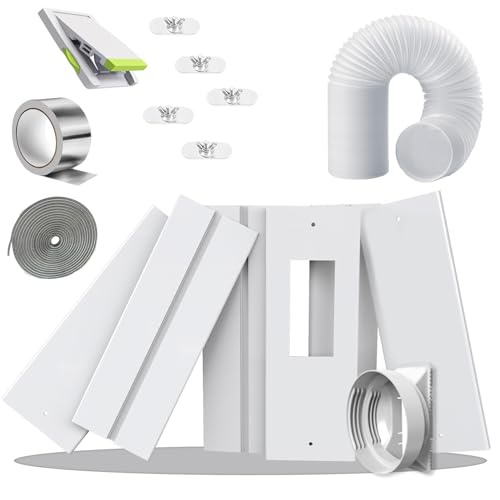 gulrear Schiebetür-Klimaanlagen-Set, max. verstellbare Länge 228 cm, Schiebetür-AC-Entlüftungs-Set, passend für 13 cm Abluftschlauch… gulrear Schiebetür-Klimaanlagen-Set, max. verstellbare Länge 228 cm, Schiebetür-AC-Entlüftungs-Set, passend für 13 cm Abluftschlauch… von gulrear