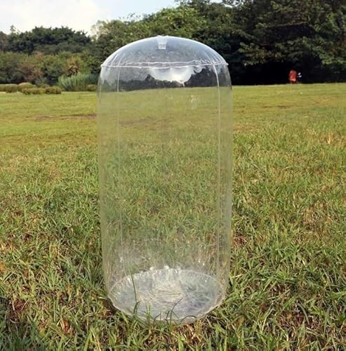 guoiooi Durchsichtiges aufblasbares Kissen for den Außenbereich, transparentes wasserabweisendes Zierkissen(D10xH60CM) von guoiooi