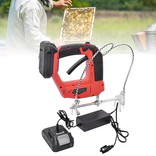 guoyjmm Elektrischer Bienen Schüttler, Wiederaufladbarer Tragbarer Elektrischer Bienen Schüttler, Vibrations Maschine zum Entfernen der Bienenzucht, für die Honigbienenfarm,Red von guoyjmm