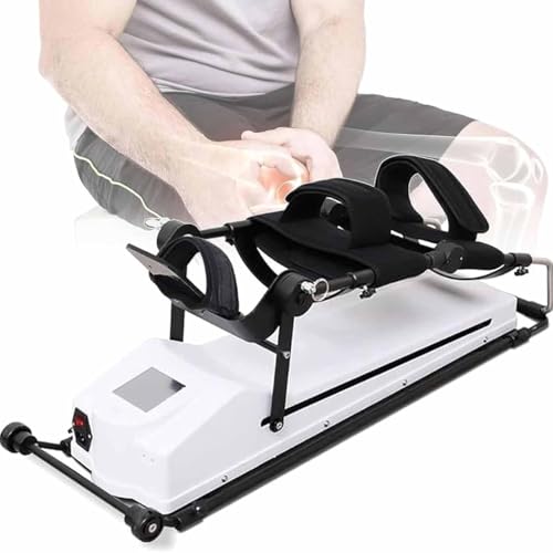 guoyjmm Knie-Rehabilitationstrainer, Knie-Rehabilitationsgeräte, Übung Physiotherapie, CPM-Maschine zum Beugen und Strecken nach Knie- und Unterschenkelfrakturen, Heimtrainer, elektrisch,L von guoyjmm
