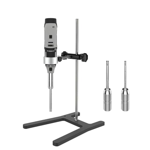 guoyjmm Labor Homogenisator, 0,5–250 ml Hochgeschwindigkeits-Dispergier Homogenisator, mit 6 mm, 8 mm, 10 mm Arbeitsköpfen, Handhomogenisator für das Labor für kosmetische Lotionen,Charge+Base guoyjmm Labor Homogenisator, 0,5–250 ml Hochgeschwindigkeits-Dispergier Homogenisator, mit 6 mm, 8 mm, 10 mm Arbeitsköpfen, Handhomogenisator für das Labor für kosmetische Lotionen,Charge+Base von guoyjmm