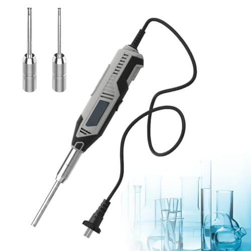 guoyjmm Labor Zellgewebe Homogenisator, Hand Gewerbemühle, Emulgator Dispergierer Zell Disruptor-Mischer, 0,5–250 ml, mit 6 mm, 8 mm, 10 mm Arbeitsköpfen, 6-stufig einstellbar,Plugin von guoyjmm