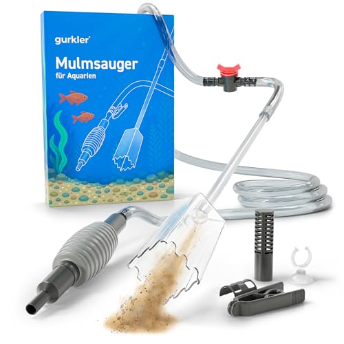 gurkler Mulmsauger Aquarium Sauger - mit Sperrventil - Aquarium Reinigungsset mit Zubehör zum Wasserwechsel - Mulmglocke Aquarium gurkler Mulmsauger Aquarium Sauger - mit Sperrventil - Aquarium Reinigungsset mit Zubehör zum Wasserwechsel - Mulmglocke Aquarium von gurkler