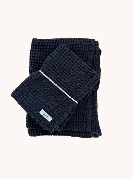 gust. Waffelhandtuch - Handtuch aus Leinen und Bio-Baumwolle – Hand towel - 50x70 cm von gust.