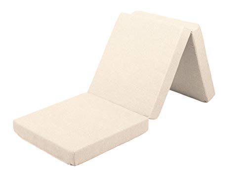 Gutekissen® Klappmatratze Faltmatratze Gästematratze 3MAT Saw (Matratze 210x65x5, Saw Creme) von Gutekissen