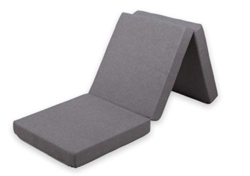 gutekissen® Klappmatratze Faltmatratze Gästematratze 3MAT Saw (Matratze 210x65x5, Saw Hellgrau) von Gutekissen