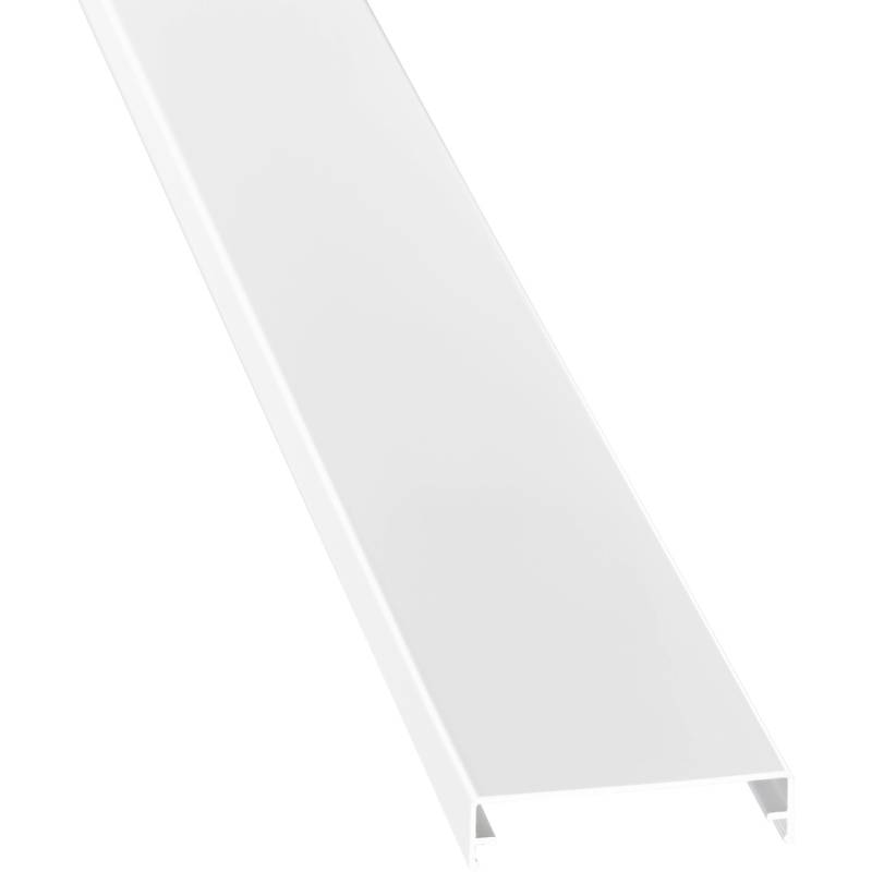 Guttagliss Alu-Zierklemmdeckel für Hohlkammerplatten 16 mm 3,5 m Weiß von guttagliss