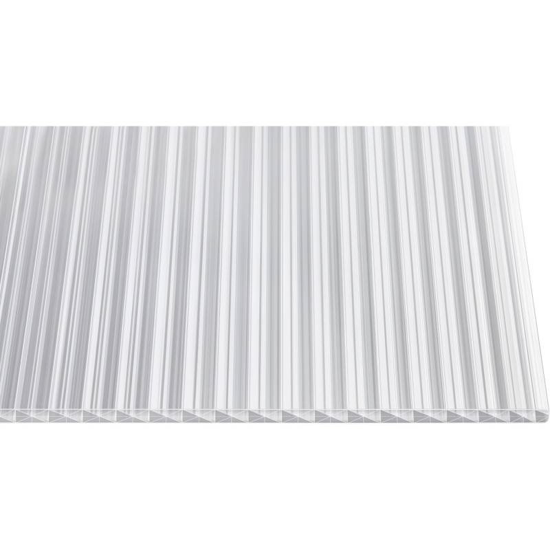 Hohlkammerplatte Dual-X 16 mm Klar 2500 mm x 1200 mm von guttagliss