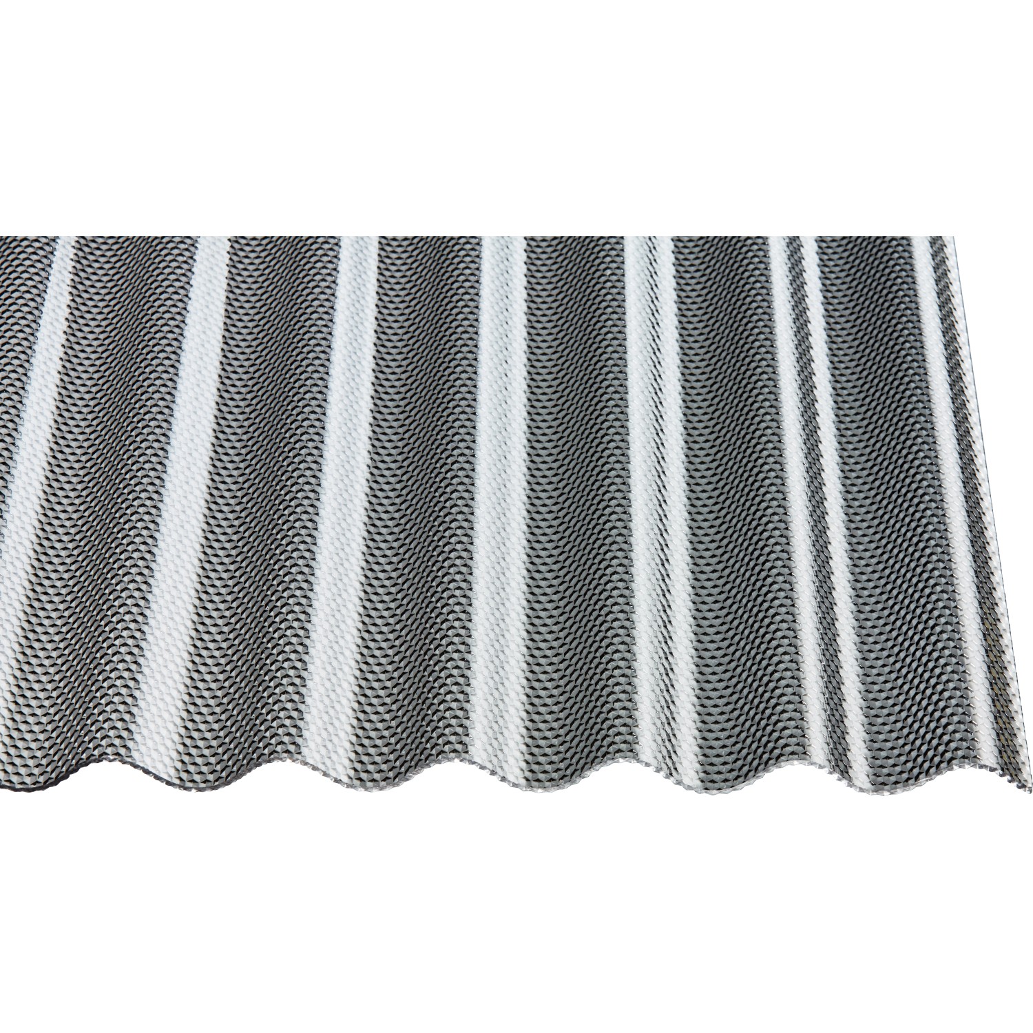 Profilplatte 3 mm Acryl 76/18 Wabe Graphit 5000 mm x 1045 mm Profilplatte 3 mm Acryl 76/18 Wabe Graphit 5000 mm x 1045 mm von guttagliss