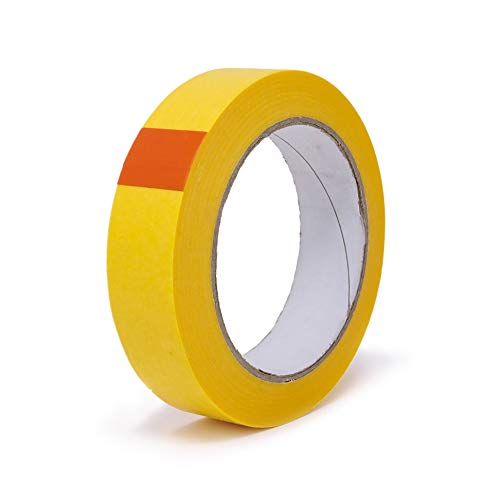 gws Goldband, Malerband zum Abkleben zum Streichen, Malen, Lackieren, Basteln und vielem mehr, Maler-Abdeckklebeband, Rückstandsfrei entfernbar, dünn & stabil (24 Rollen, 25mm) von gws