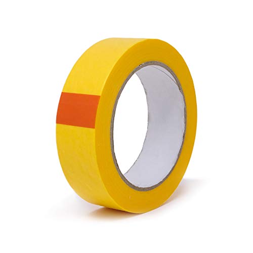 gws Goldband, Malerband zum Abkleben zum Streichen, Malen, Lackieren, Basteln und vielem mehr, Maler-Abdeckklebeband, Rückstandsfrei entfernbar, dünn & stabil (24 Rollen, 30mm) von gws