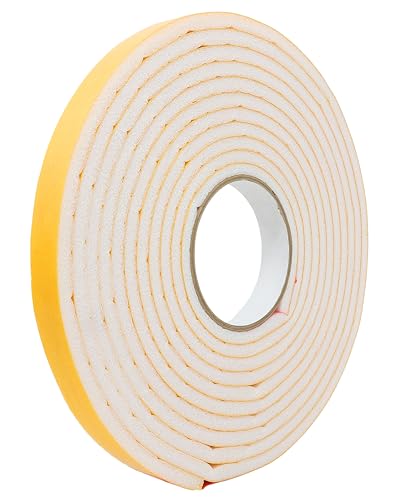 gws Dichtungsband selbstklebend 20 mm x 8 mm x 5,7 m - Abdichtband aus PE Schaumstoff für Türen und Fenster von gws