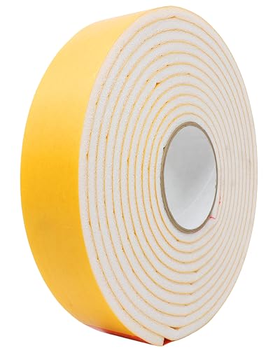 gws Dichtungsband selbstklebend 50 mm x 8 mm x 5,7 m - Abdichtband aus PE Schaumstoff für Türen und Fenster von gws