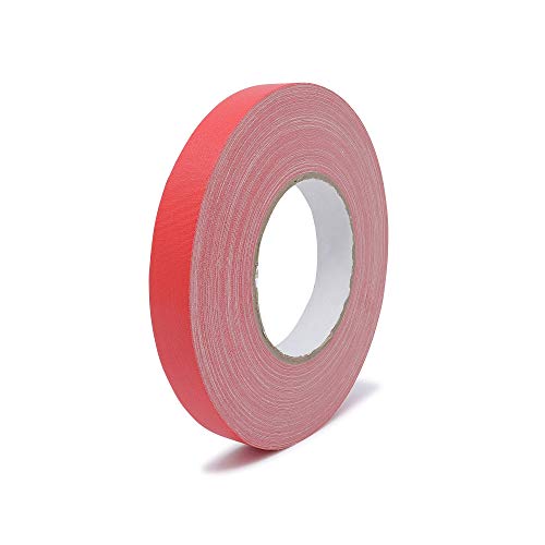 gws Gewebeklebeband, premium Panzertape in Profi-Qualität mit Natur-Kautschukkleber, Wasserdicht, Breite: 19mm Länge: 50m, Farbe: Rot von gws