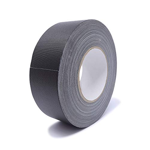 gws Gewebeklebeband, premium Panzertape in Profi-Qualität mit Natur-Kautschukkleber, Wasserdicht, Breite: 50mm Länge: 50m, Farbe: Schwarz von gws