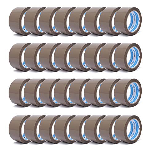 gws Paketklebeband 144 Rollen braun Geräuscharmes Universalklebeband zum Verpacken von Paketen - Hohe Klebekraft - Profi-Qualität 66 m Länge 50 mm Breite von gws