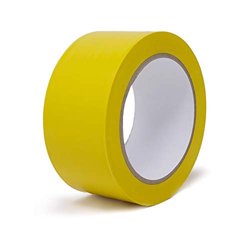 gws Putzband PVC glatt Abklebeband leicht abrollbar | Maler-Schutzband in Profi-Qualität | versch. Farben & Breiten | Länge: 33 m (1 Rolle - 50 mm breit - gelb glatt)… von gws