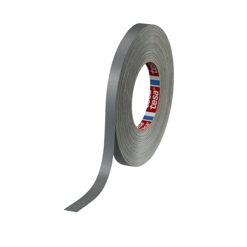 tesa band 4651 Premium leistungsstarkes Gewebeband versch. Breiten und Farben (50 m x 9 mm, grau) von gws
