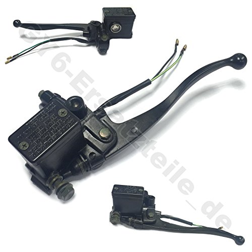 BREMSZYLINDER LINKS FÜR SCHEIBENBREMSE HINTEN MIT M10 SPIEGEL AUFNAMHE Ø22mm LENKER für REX JINAN QINGQI QM125T YIYING KYMCO LEIKE JMSTAR MKS BAOTIAN PEUGEOT KREIDLER YY50QT SUKIDA ROLLER GY6 50-150c BREMSZYLINDER LINKS FÜR SCHEIBENBREMSE HINTEN MIT M10 SPIEGEL AUFNAMHE Ø22mm LENKER für REX JINAN QINGQI QM125T YIYING KYMCO LEIKE JMSTAR MKS BAOTIAN PEUGEOT KREIDLER YY50QT SUKIDA ROLLER GY6 50-150c von gy6-ersatzteile_de