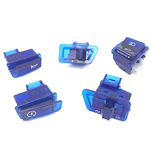 SCHALTER SET 5-teilig BLAU für BENZHOU YIYING REX AGM JINAN QINGQI QM50QT BAOTIAN KREIDLER FLEX TECH YY50QT JONWAY GY6 CHINA ROLLER SCHALTER SET 5-teilig BLAU für BENZHOU YIYING REX AGM JINAN QINGQI QM50QT BAOTIAN KREIDLER FLEX TECH YY50QT JONWAY GY6 CHINA ROLLER von gy6-ersatzteile_de