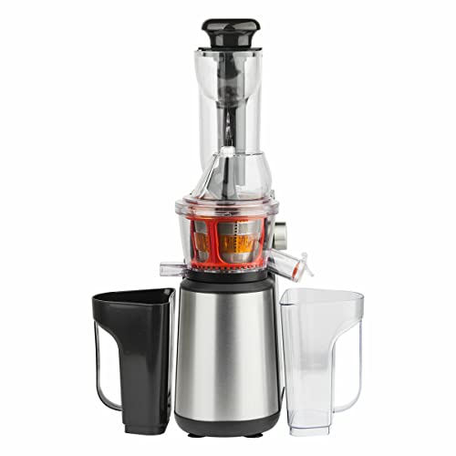 H.Koenig Vertikaler Entsafter GSX22 Vitamin + BPA-freier Entsafter-82 mm Weites Mundstück-3 Siebe für Dünn- und Dicksaft und Sorbet-Soft-Press 60 Umdrehungen, 400 W, Silber H.Koenig Vertikaler Entsafter GSX22 Vitamin + BPA-freier Entsafter-82 mm Weites Mundstück-3 Siebe für Dünn- und Dicksaft und Sorbet-Soft-Press 60 Umdrehungen, 400 W, Silber von H.Koenig