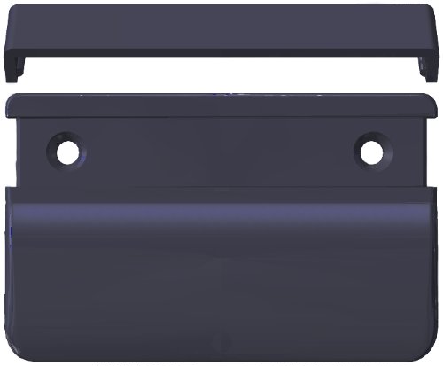 heicko Balkontürgriff Kunststoff, eckig, basaltgrau RAL 7012 70x50x12 mm (10 ST) von heicko