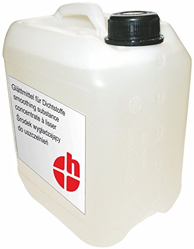 Glättmittel zum Abglätten von Fugenoberflächen, speziell für Silikone und Polyurethan-, MS-Polymere-Dichtmassen 5 l (1 ST) von heicko