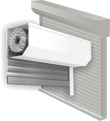 Solar-Vorbaurollladen mit Hybrid-Aufladefunktion inkl. Solarpanel (1 ST) von heicko