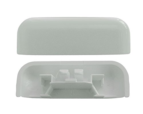 Wasserschlitzkappe soft edge, achatgrau, ähnlich RAL 7038 28-30x5 mm (100 ST) von heicko