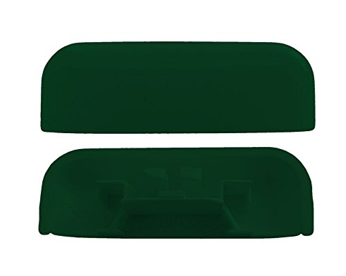 Wasserschlitzkappe soft edge, moosgrün, ähnlich RAL 6005 28-30x5 mm (100 ST) von heicko
