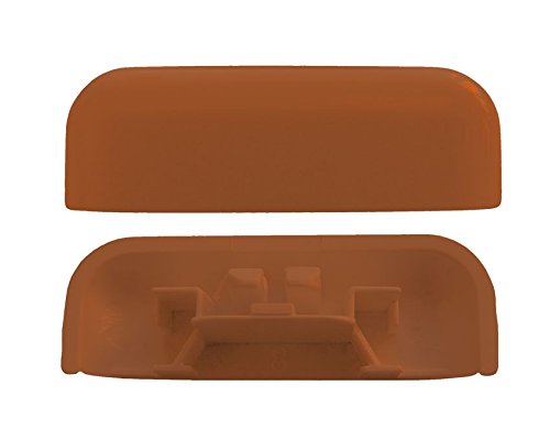 Wasserschlitzkappe soft edge, ockerbraun, ähnlich RAL 8001 28-30x5 mm (100 ST) von heicko