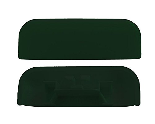 Wasserschlitzkappe soft edge, tannengrün, ähnlich RAL 6009 28-30x5 mm (100 ST) von heicko