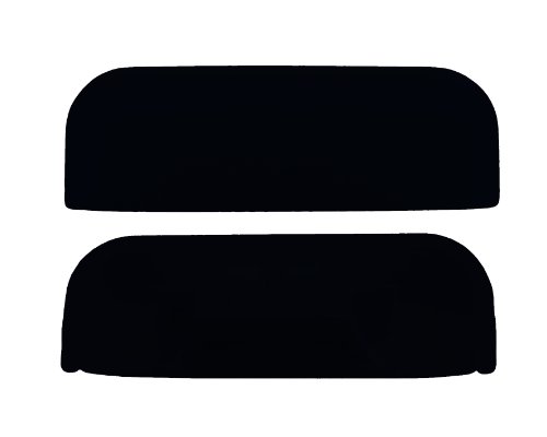 Wasserschlitzkappe soft edge, tiefschwarz, ähnlich RAL 9005 28-30x5 mm (100 ST) von heicko