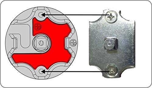h Adapter zur Umrüstung von Clipskopf in Vierkant-Kopf bei Rohrmotoren (1 ST) von heicko