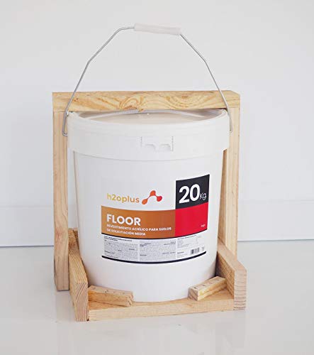 h2oplus Betonfarbe FLOOR Rot 20kg · Betonversiegelung & abriebfester Bodenbelag für Werkstattboden, Keller & Garage · Bodenbeschichtung & Fußbodenfarbe für außen & innen von h2oplus