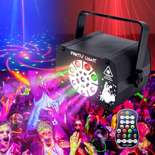 8-Hole Stage Light Party Light | New UV Effect | Sound-Active/Auto/Strobe | Remote Control | Powerful Fan Cooling | Multiple Patterns + Timer Function, Stage Effects for Halloween, Party, Karaoke 8-Hole Stage Light Party Light | New UV Effect | Sound-Active/Auto/Strobe | Remote Control | Powerful Fan Cooling | Multiple Patterns + Timer Function, Stage Effects for Halloween, Party, Karaoke von hKjPlvf