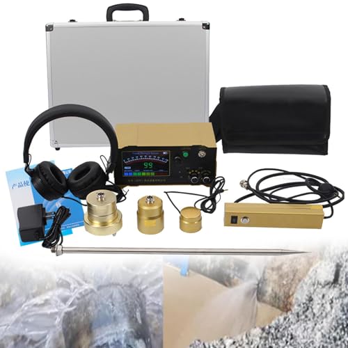 Professional Underground Water Leak Detector, Indoor and Outdoor Electric Water Leak Geophone Sensor, Accurate and Reliable Water Leak Sensor for Pipes - 3 Meter Detection Depth, 1-4 Gear Adjustable von hKjPlvf