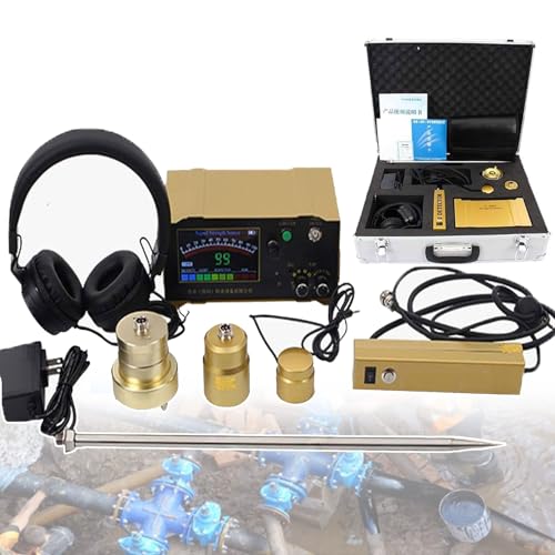 Water Leak Detector, Water Leak Geophone Sensor, Indoor and Outdoor Leak Detection, Accurate and Reliable Water Leak Sensor for Pipes - 3 Meter Detection Depth, 1-4 Gear Adjustable von hKjPlvf