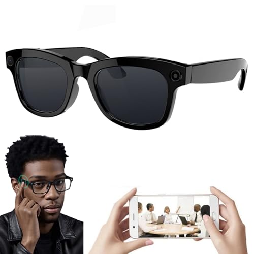 hKjPlvf AI Smart Glasses Built-in ChatGPT 5MP Camera Translation Voice Control WiFi 4.0 Bluetooth 5.3 HD Shooting Intelligent Glasses, App Compatibility, Listen Music & Calls Effortlessly!,B hKjPlvf AI Smart Glasses Built-in ChatGPT 5MP Camera Translation Voice Control WiFi 4.0 Bluetooth 5.3 HD Shooting Intelligent Glasses, App Compatibility, Listen Music & Calls Effortlessly!,B von hKjPlvf
