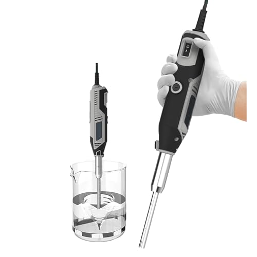 hKjPlvf Handheld High-Speed Homogenizer, Lab Disperser Emulsifier, Cell Crushing Mixer 5000~35000rpm, Speed Adjustable,Homogenizer for Animal Tissue, Food, Medicine, Cosmetic,MHZ-01 hKjPlvf Handheld High-Speed Homogenizer, Lab Disperser Emulsifier, Cell Crushing Mixer 5000~35000rpm, Speed Adjustable,Homogenizer for Animal Tissue, Food, Medicine, Cosmetic,MHZ-01 von hKjPlvf