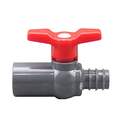Absperrventil, 20mm OD Schlauch Barb zu 25mm ID Buchse PVC Ball Ventil Rohr Fitting Adapter Absperrventil, 20mm OD Schlauch Barb zu 25mm ID Buchse PVC Ball Ventil Rohr Fitting Adapter von hOnYbmq