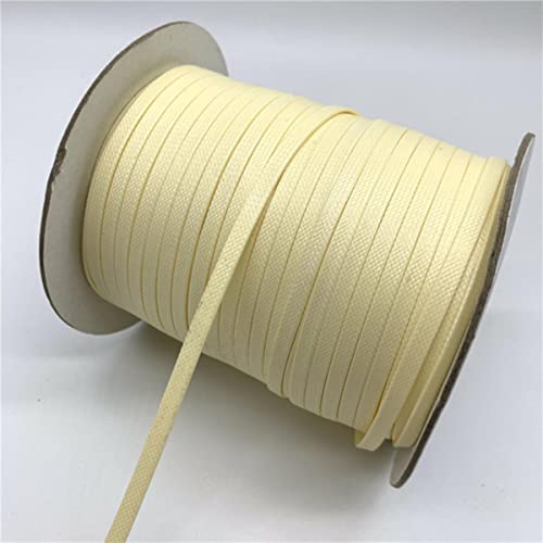 Geflochtenes Seil, 5 Yards 4 mm flaches geflochtenes gewachstes Kordelseil for die Schmuckherstellung DIY Armbandgeflecht von hOnYbmq