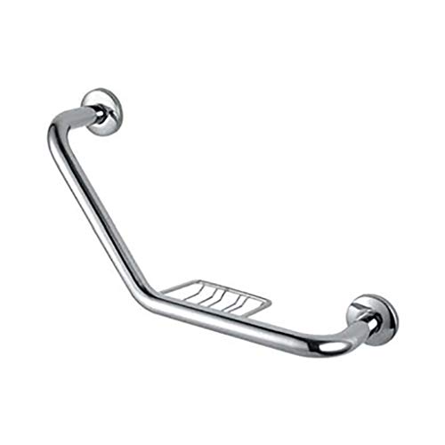 Haltegriffe für Duschen, 135 Grad mit Draht Seifenschale Silber Badezimmer Handlauf Balance Handlauf Dusche Assist Haltegriffe für Duschen, 135 Grad mit Draht Seifenschale Silber Badezimmer Handlauf Balance Handlauf Dusche Assist von hOnYbmq
