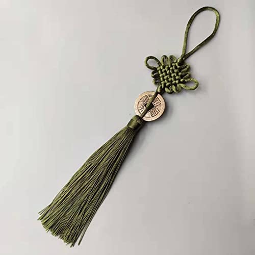Quaste Ornamente Chinese Knots Copper Coin Tassels DIY Jewelry Curtain Garments Decor Accessories von hOnYbmq