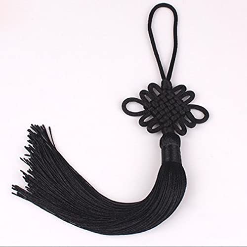 Quaste Ornamente Tassel Silk Fringe Tassel Trim Decorative Garment for Curtains Car Bag Home von hOnYbmq